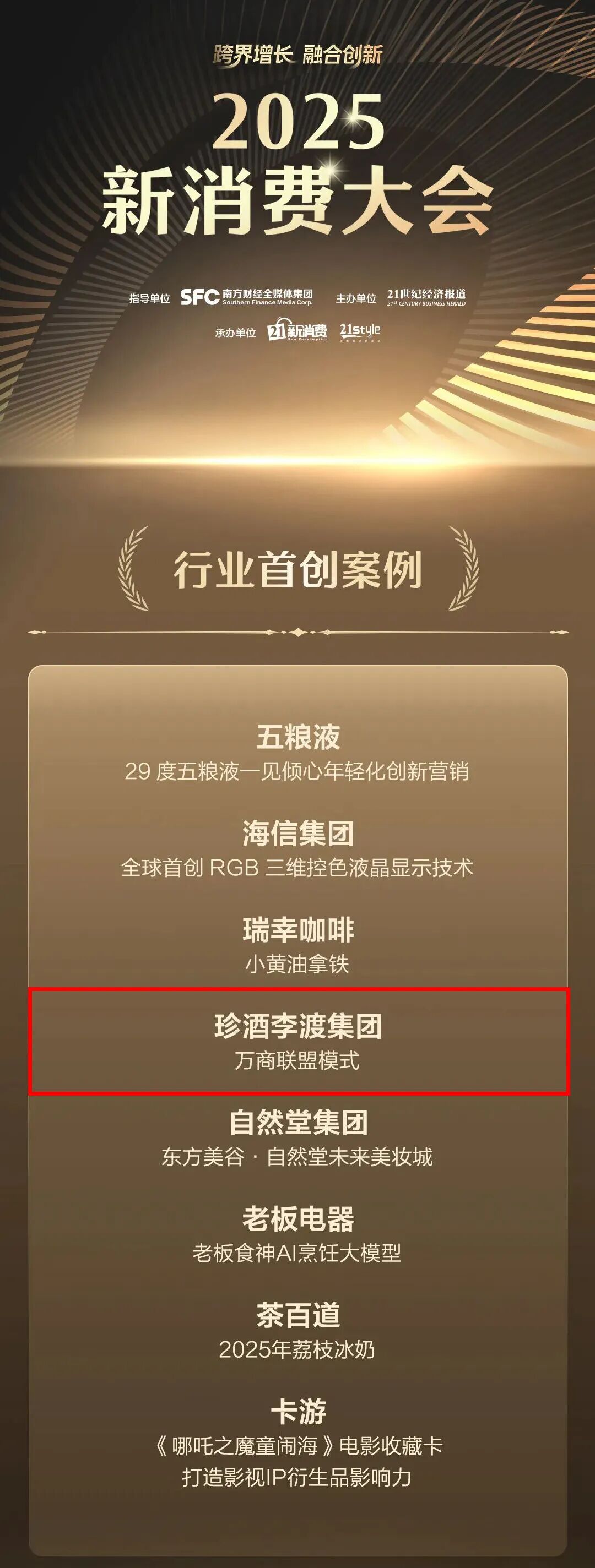 全國僅8家入選，珍酒李渡萬商聯(lián)盟模式獲評“行業(yè)首創(chuàng)案例”