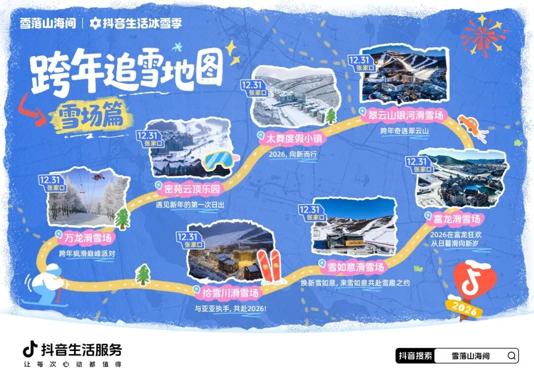 歲末追雪，跨年赴約！跟著抖音「雪落山海間」，解鎖追雪新儀式