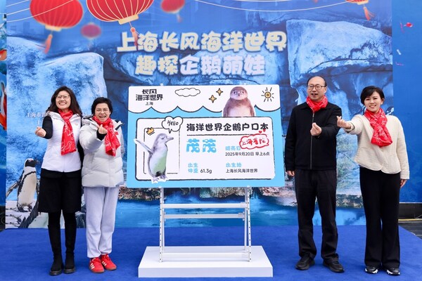 半馬蘇河 快樂加"馬"  長(zhǎng)風(fēng)海洋世界14年來繁育的首只企鵝寶寶名字揭曉