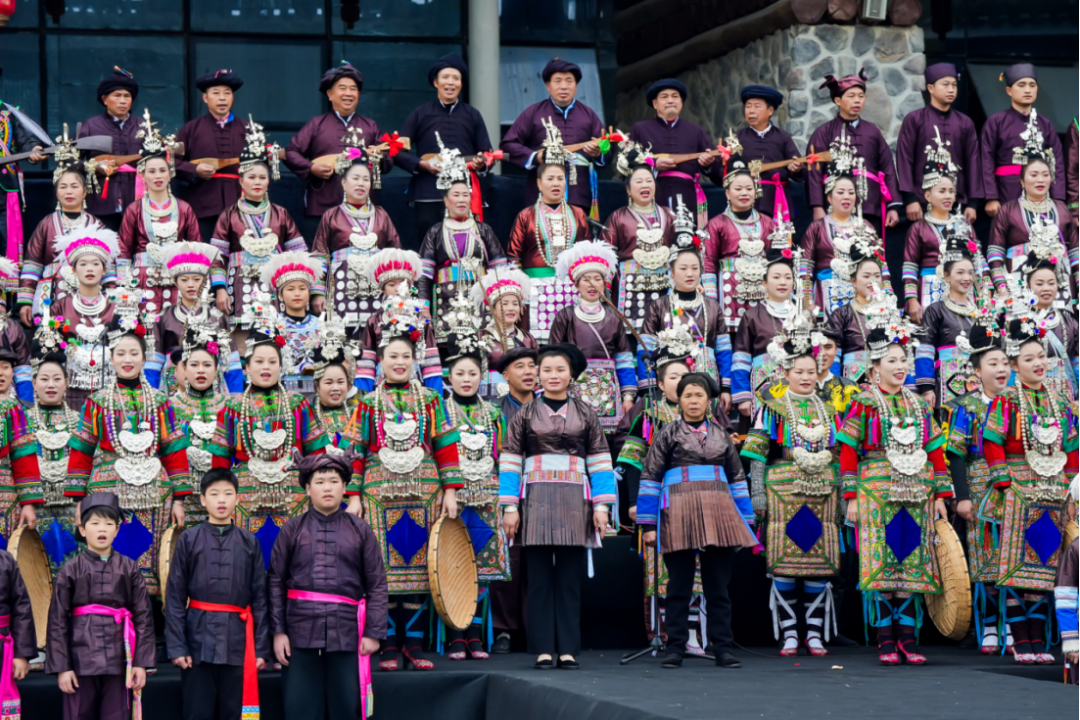 多彩貴州城千人侗族大歌展非遺魅力