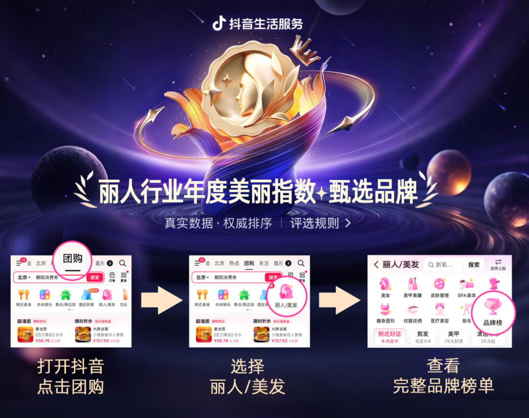 美煥新程·聚力啟航，2025抖音生活服務(wù)年度麗人盛典成功落幕，共啟行業(yè)品質(zhì)新程