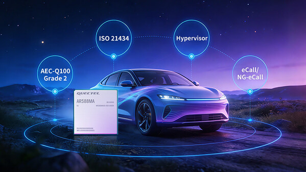 基于MediaTek全球首款5G-A平臺(tái)，移遠(yuǎn)通信率先推出車規(guī)級(jí)5G R18模組AR588MA